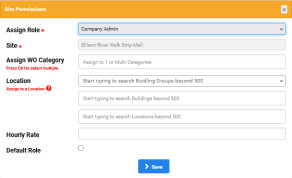 Site Permission popup